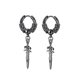 Black Sword Earrings